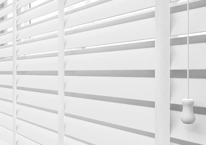 Ecowood Deluxe, Supreme White Satin - Motorised Venetian Blind - Image 4